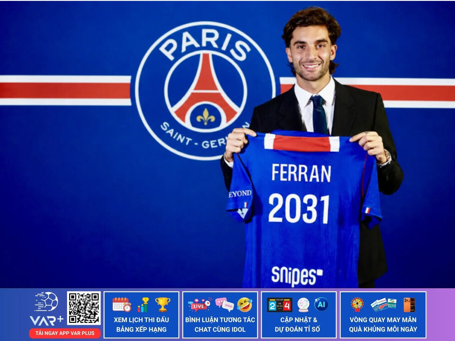 Vì sao Paris Saint-Germain quyết định chi 50 triệu euro mua Ferran Torres ?