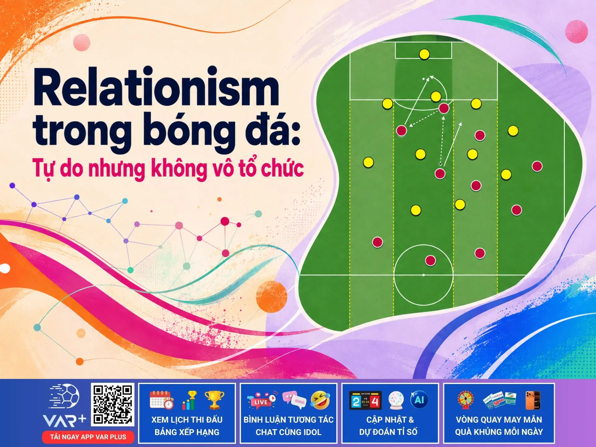Relationism trong bóng đá: Tự do nhưng không vô tổ chức 1 Relationism trong bóng đá: Tự do nhưng không vô tổ chức