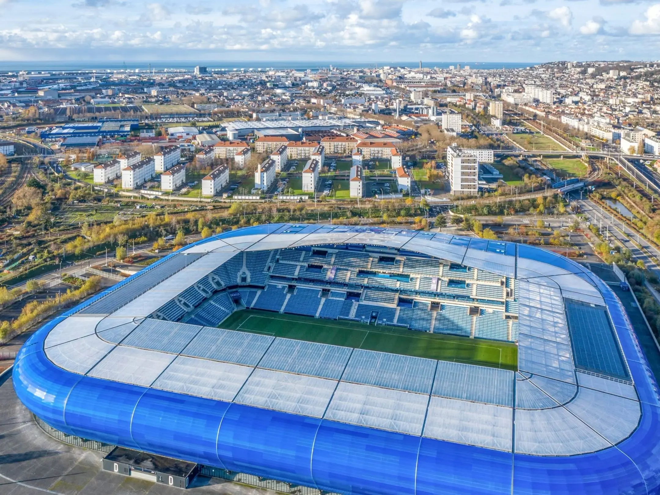 Sân nhà của câu lạc bộ Le Havre AC là sân vận động Stade Océane.