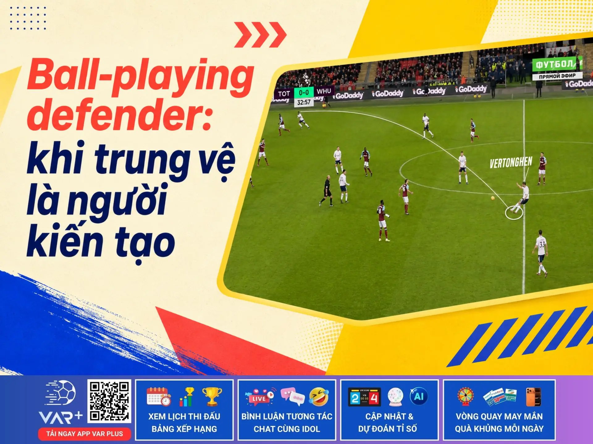 Ball-playing defender là gì? Khi trung vệ trở thành người kiến tạo đầu tiên 1 Ball-playing defender là gì? Khi trung vệ trở thành người kiến tạo đầu tiên
