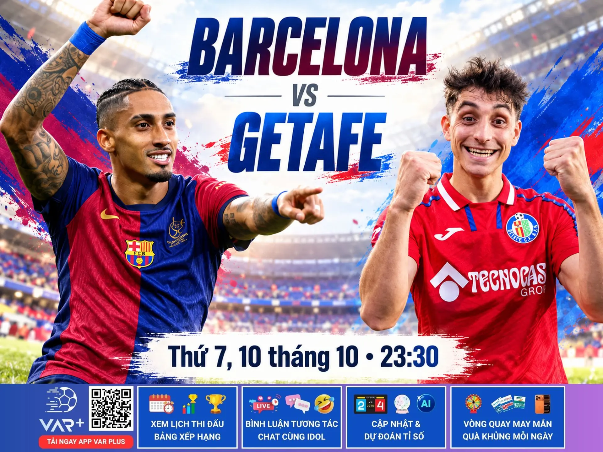 Barcelona vs Geta: Dự đoán kết quả 2026