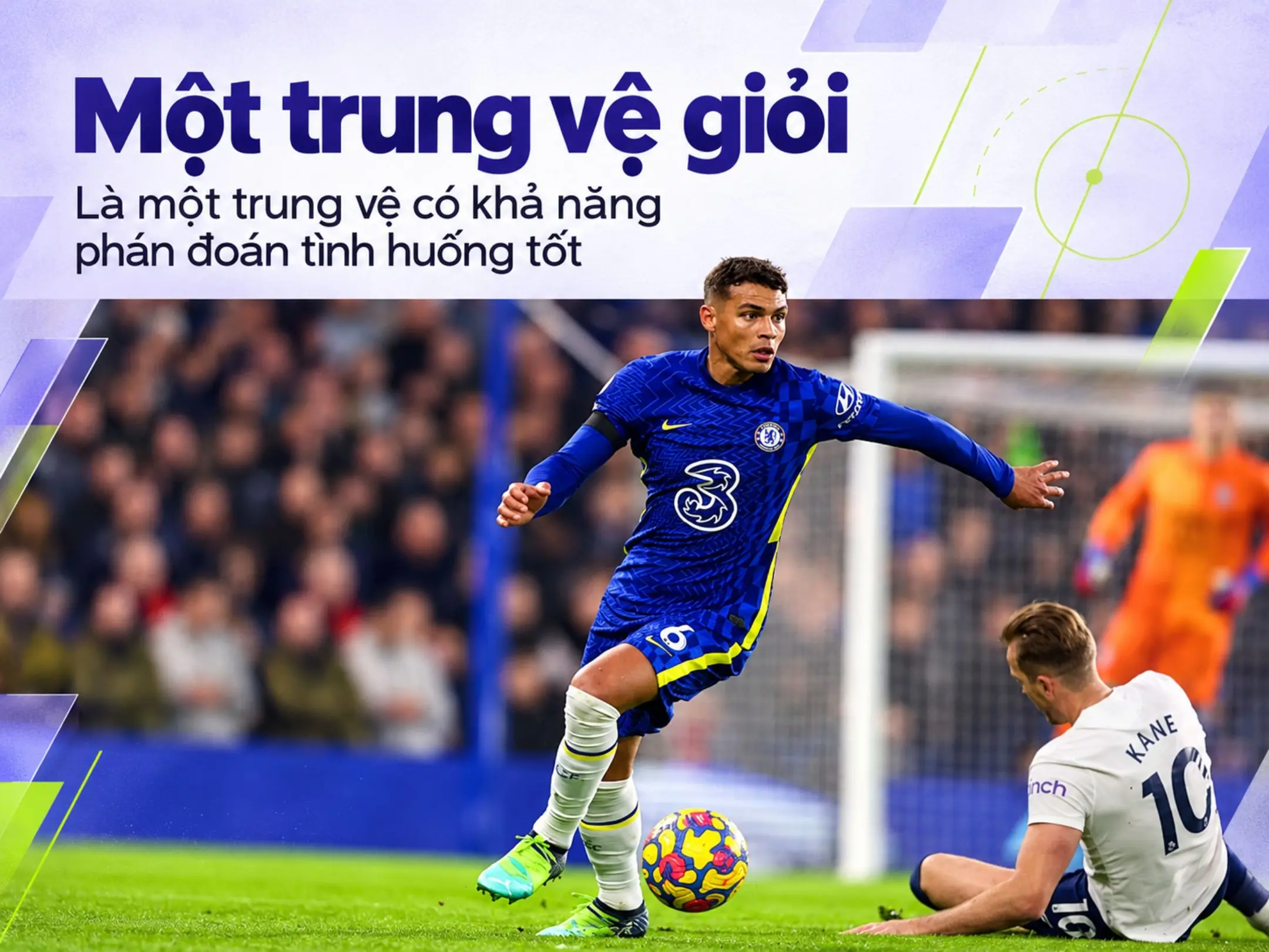Vì sao một trung vệ chơi hay có thể rất ít khi xoạc bóng? 3 Một trung vệ giỏi là một trung vệ có khả năng phán đoán tình huống tốt