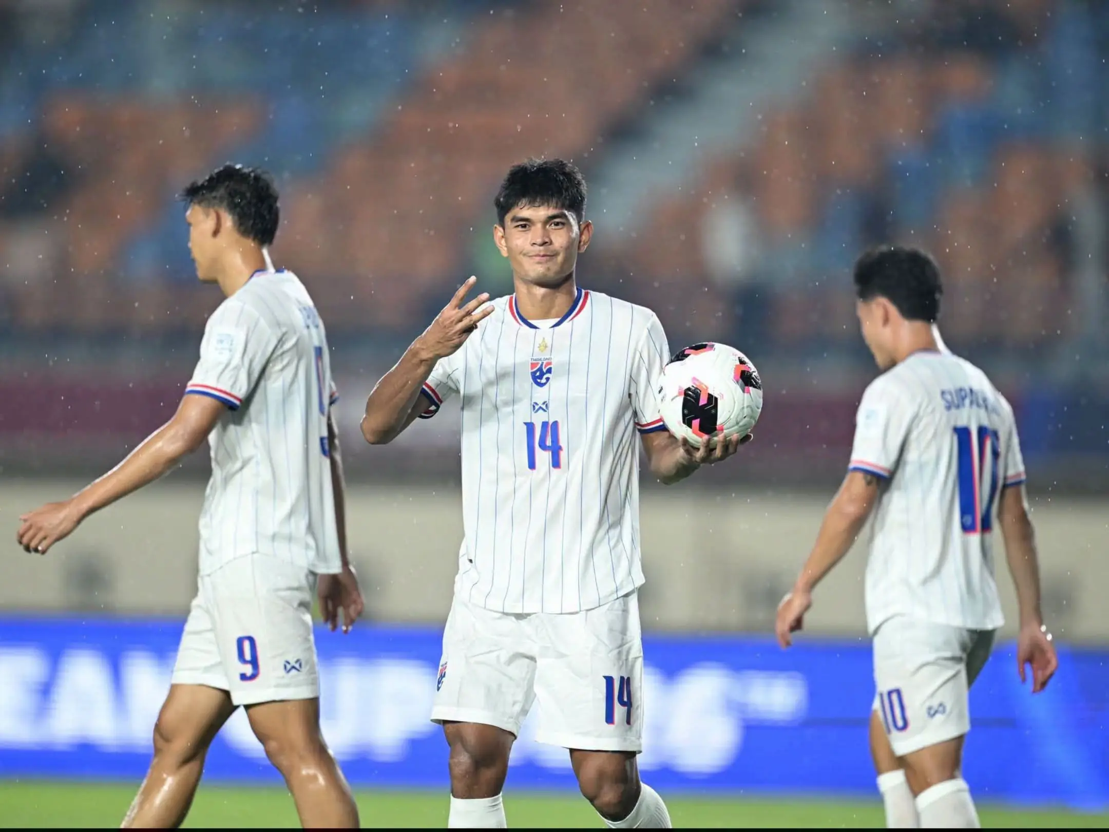 Thái Lan trong chiến thắng 4-0 trước Pakistan