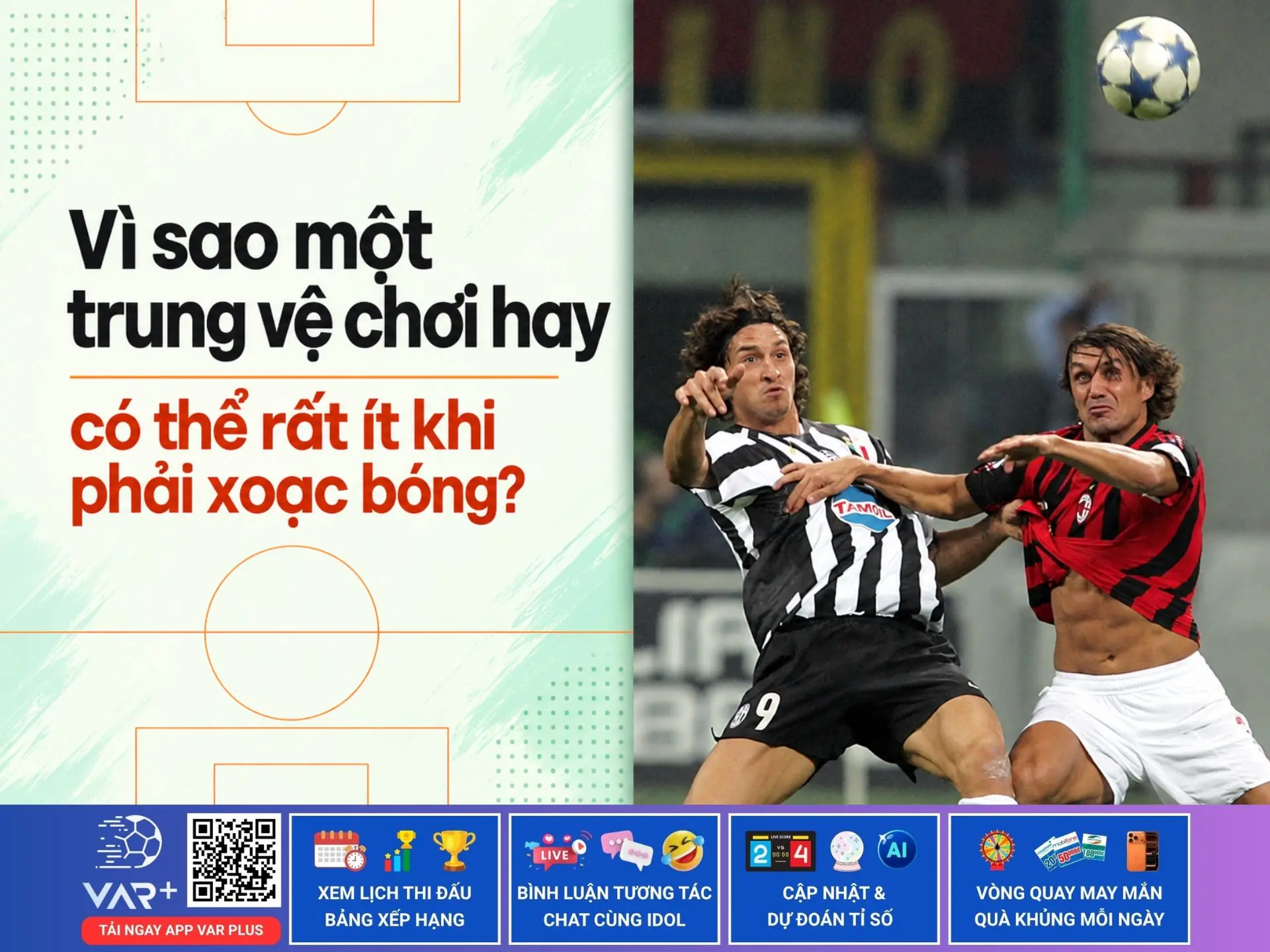 Vì sao một trung vệ chơi hay có thể rất ít khi xoạc bóng? 1 Vì sao một trung vệ chơi hay có thể rất ít khi xoạc bóng?
