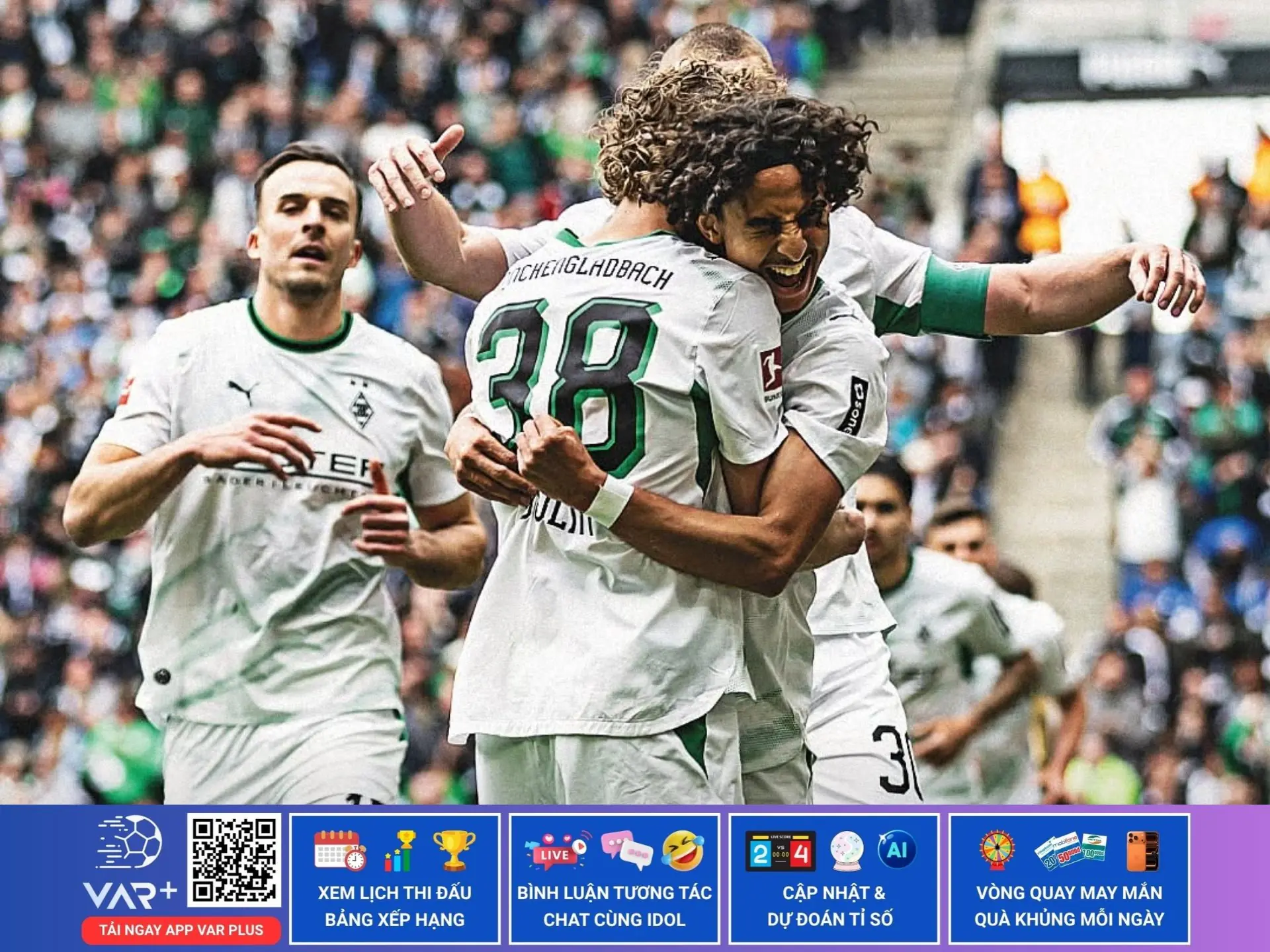 Borussia Mönchengladbach: Câu chuyện về những chú ngựa non từng làm rung chuyển bóng đá châu Âu
