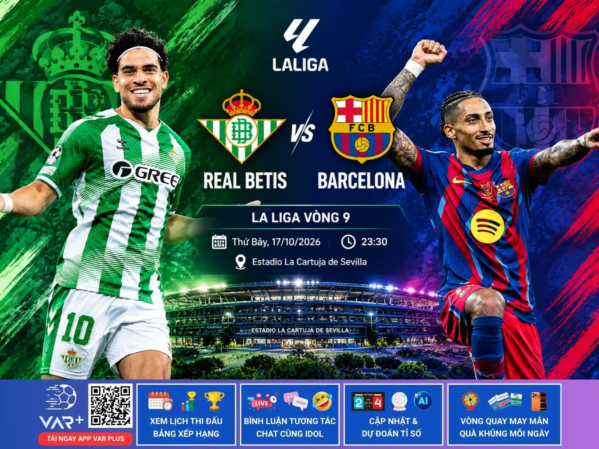 Nhận định Real Betis vs Barcelona: Betis sẽ phải làm gì để chặn chuỗi toàn thắng của Flick?