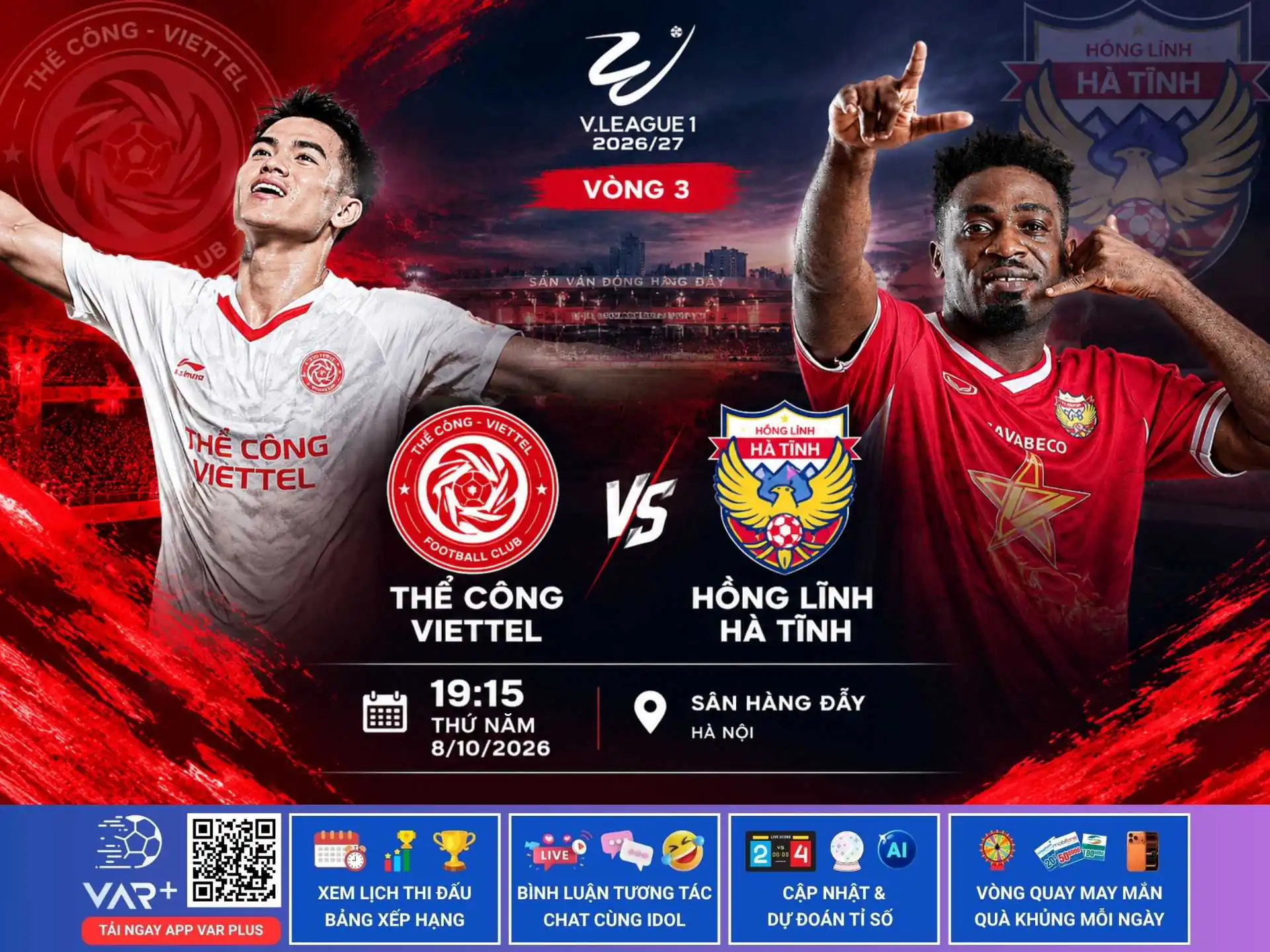 Nhận định Thể Công-Viettel vs Hồng Lĩnh Hà Tĩnh: Cuộc chiến của hai đội cùng 3 điểm nhưng khác hẳn cách chơi 1 Nhận định Thể Công-Viettel vs Hồng Lĩnh Hà Tĩnh: Cuộc chiến của hai đội cùng 3 điểm nhưng khác hẳn cách chơi