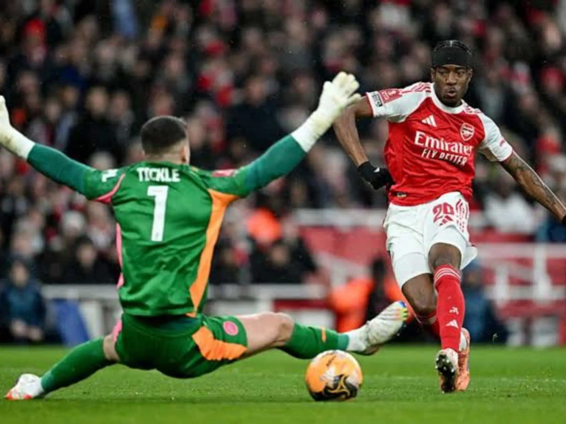 Trực tiếp Arsenal và Everton công nghệ sa bàn: Pháo thủ tìm lời giải trước hàng thủ của David Moyes 4 Noni Madueke