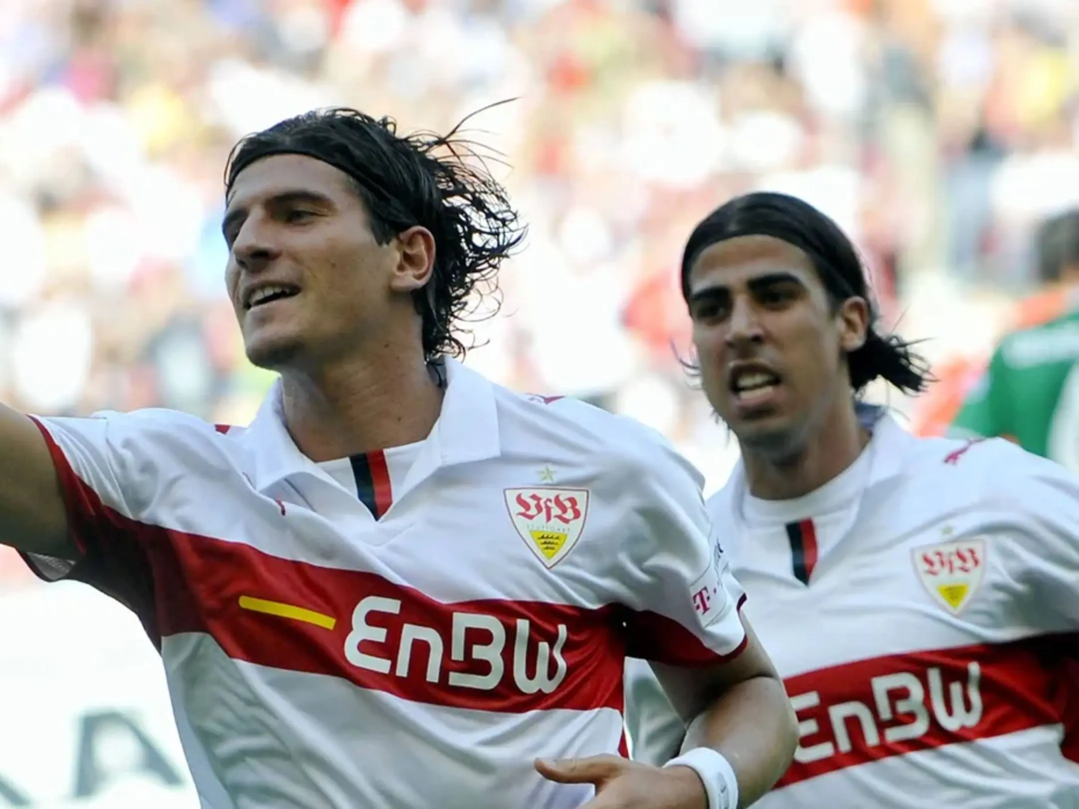 Sami Khedira và Mario Gómez