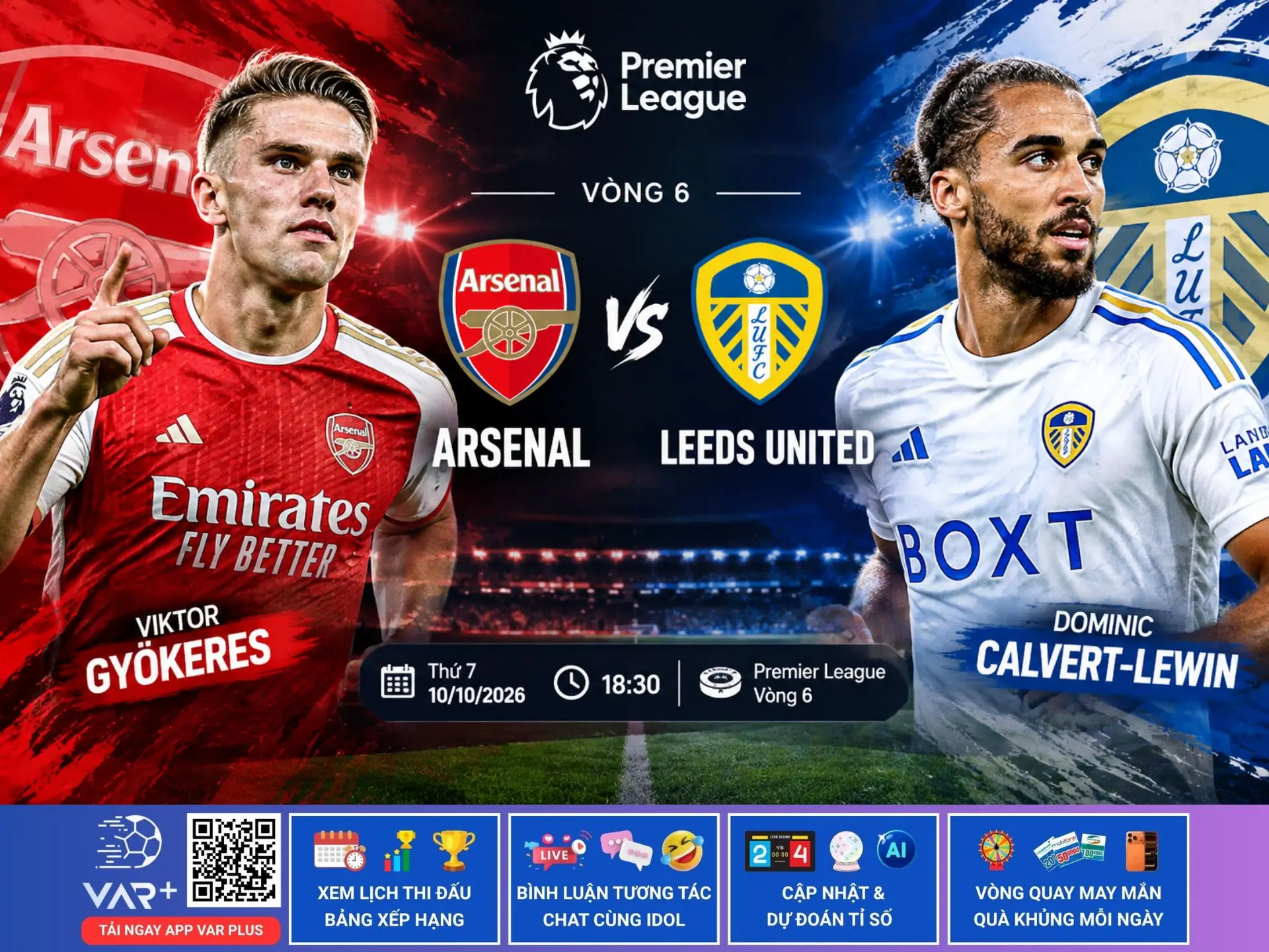 Arsenal vs Leeds United: Bài kiểm tra thực sự cho tham vọng bảo vệ ngôi đầu của Arsenal 1 Arsenal vs Leeds United: Bài kiểm tra thực sự cho tham vọng bảo vệ ngôi đầu của Arsenal