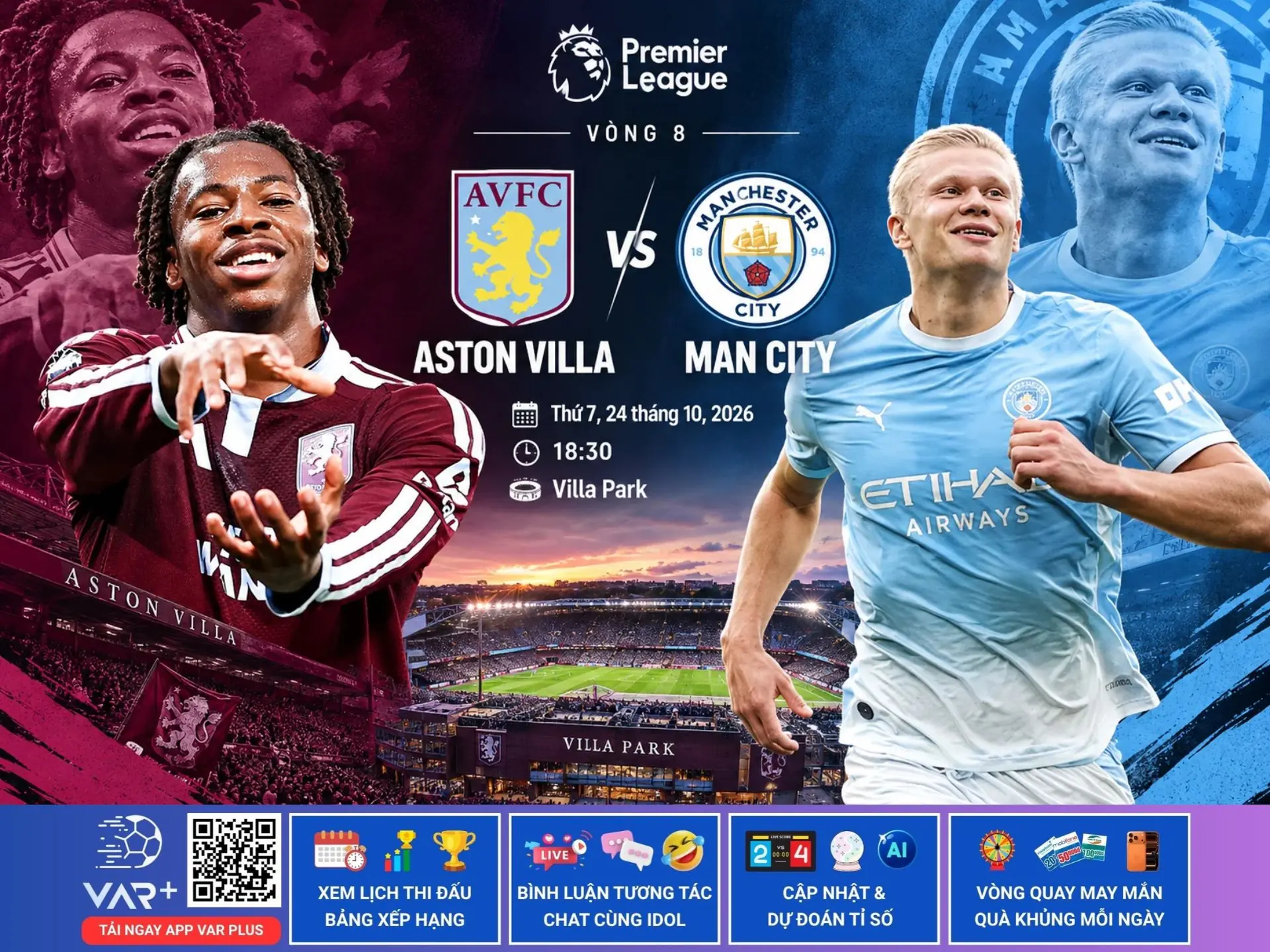 Trực tiếp sa bàn Aston Villa và Manchester City: Thử thách thực sự cho mạch toàn thắng của thầy trò Enzo Maresca 1 Trực tiếp sa bàn Aston Villa và Manchester City: Thử thách thực sự cho mạch toàn thắng của thầy trò Enzo Maresca