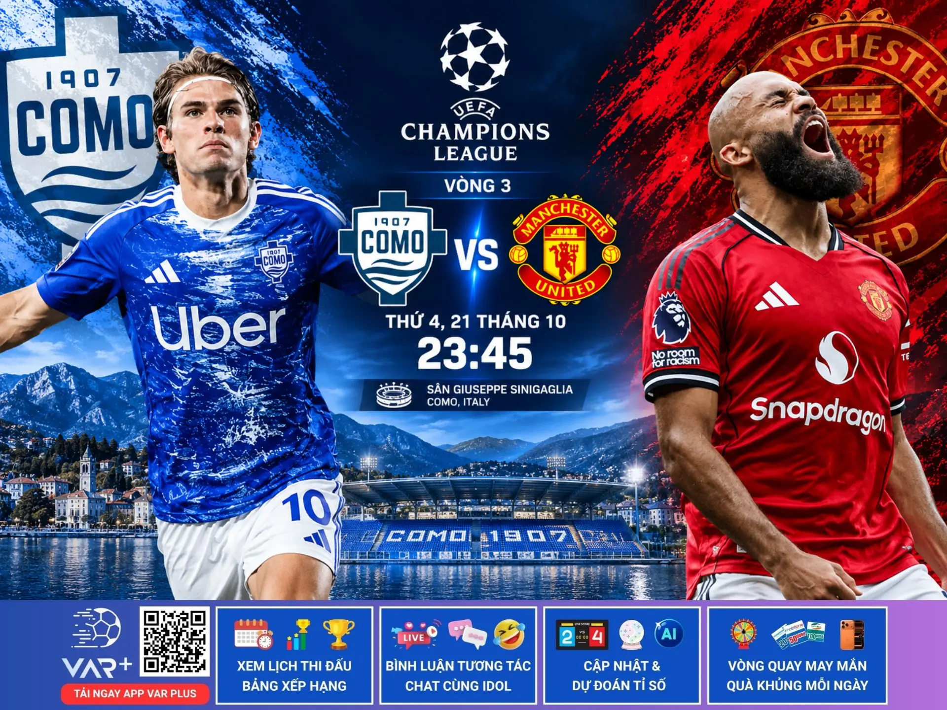 Trực tiếp sa bàn Como vs Manchester United: Thời cơ để chủ nhà khai thác những bất ổn của Quỷ đỏ 1 Trực tiếp sa bàn Como vs Manchester United: Thời cơ để chủ nhà khai thác những bất ổn của Quỷ đỏ
