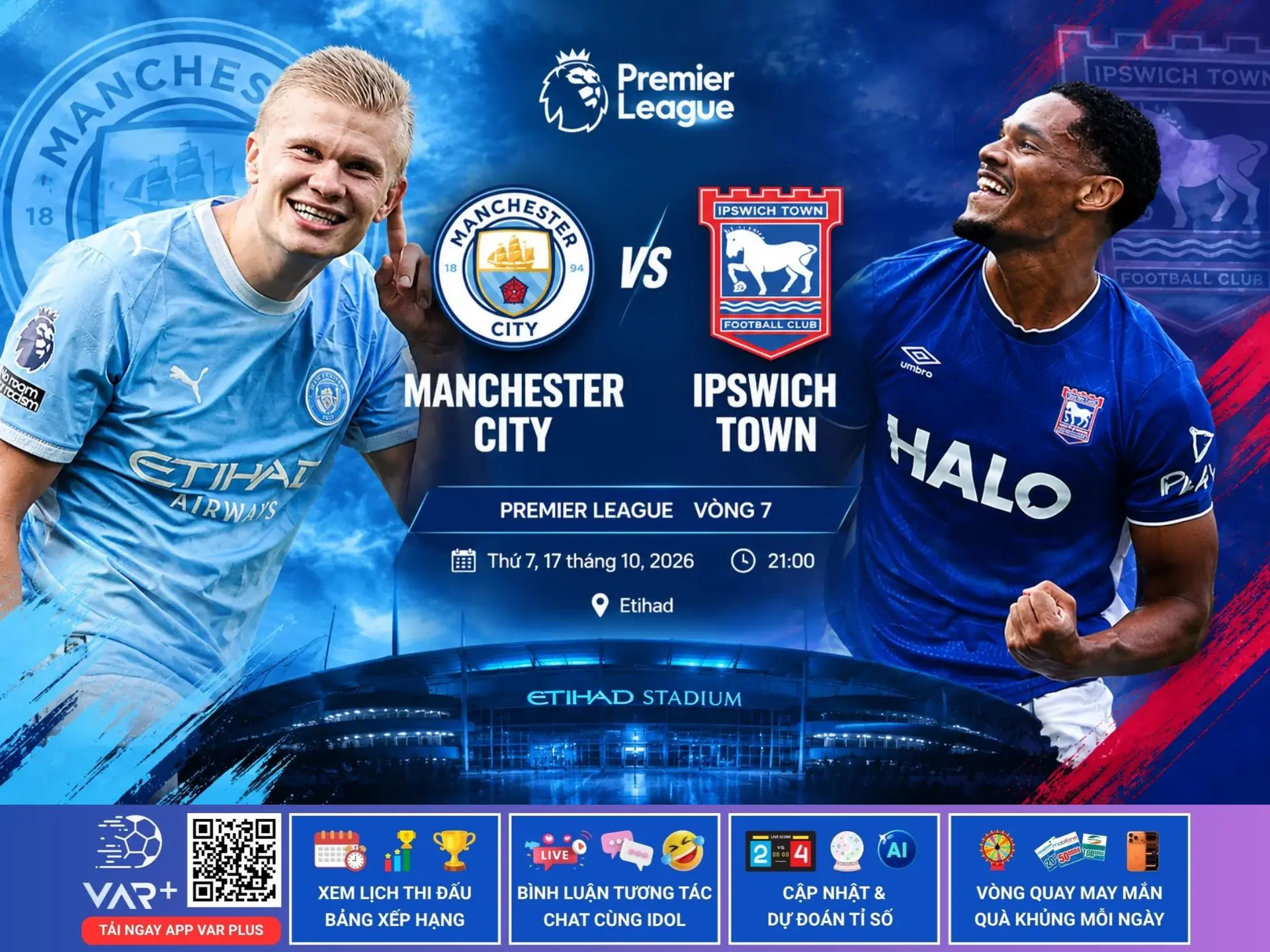 Trực tiếp sa bàn Manchester City vs Ipswich Town: lại một chiến thắng nữa cho Enzo Maresca? 1 Trực tiếp sa bàn Manchester City vs Ipswich Town: lại một chiến thắng nữa cho Enzo Maresca?
